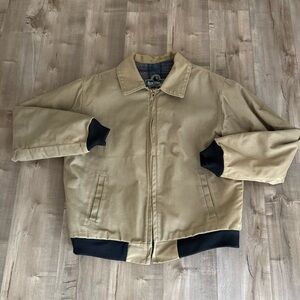 Vintage Bercowear Barn Coat Chore Jacket‎ 2XL? Made in USA Flannel Lined Outdoor